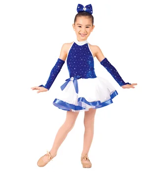 

The New Ballet Theatrical Blue T Girls Show Clothes Girls Dance Skirt Costumes