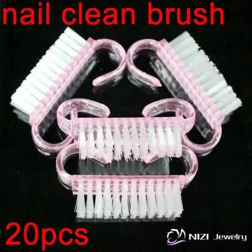 Buy New Arrive 20PCS Nail Cleaning Clean Brush Nail