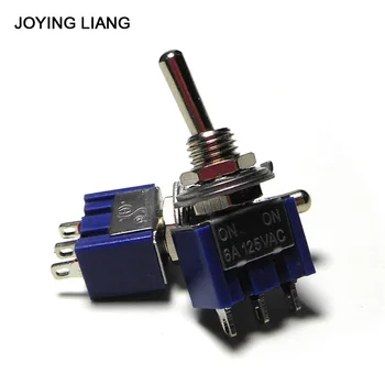 

2PCS 13*8*10MM Toggle Switch Single Connection 3 Foot 2 Gear Position Model Switch Accessories Drill Fittings Switches MTS102