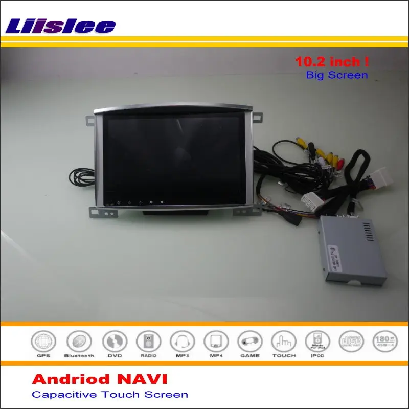 Discount Liislee Car Android GPS Navigation System For Toyota Land Cruiser 100 / For Lexus LX 470 - Radio Stereo Multimedia No DVD Player 2