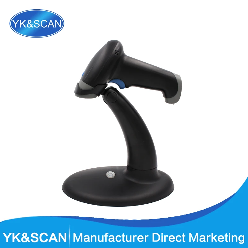 Handfree auto scan QR 1D 2D USB COM USB RS232 Barcode scanner Free shipping work with