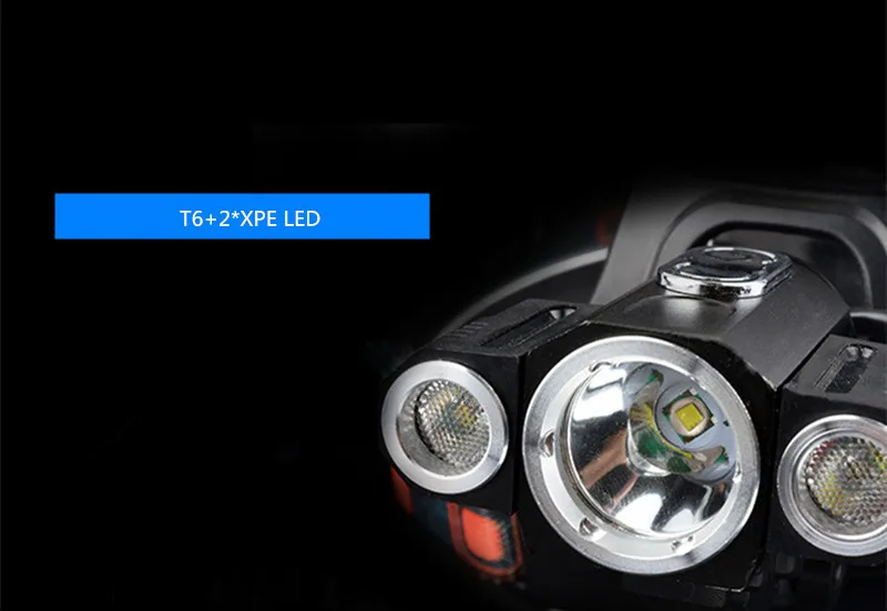 ZPAA 180 градусов светильник ing велосипед светодиодный головной светильник T6 светодиодный головной фонарь вспышка светильник 10000 люмен 18650 светодиодный налобный фонарь передний велосипедный светильник