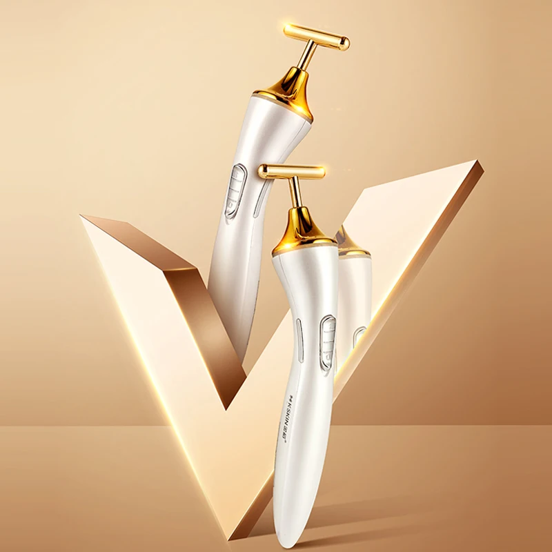 Facial Slimming Massager Face Lifting Tighten Skin Wrinkle Removal Nutrition Leading-in Sonic Vibrator Massage