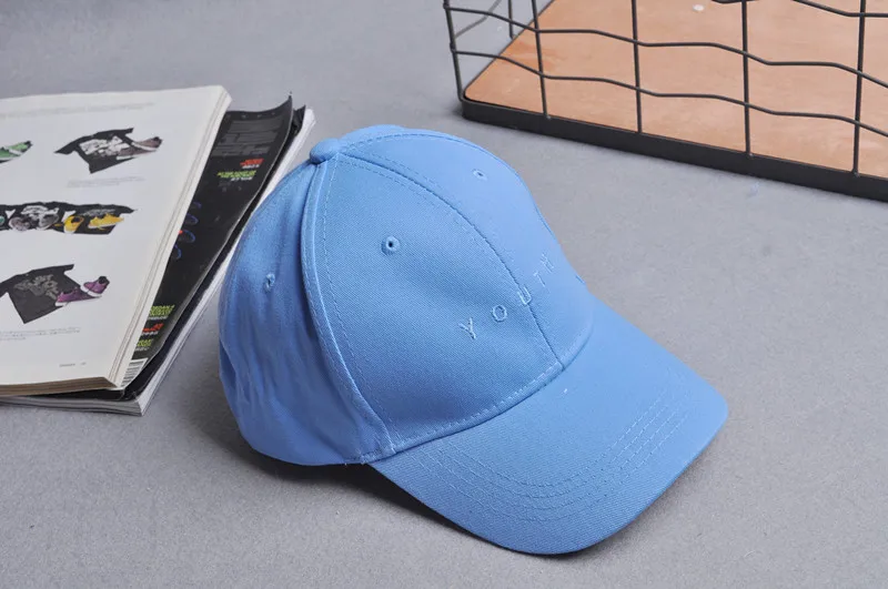 Панк уличный Бейсбол Кепки Для мужчин дизайнерский бренд Snapback черные однотонные шапочка, бейсбол Для мужчин s в стиле хип-хоп для мальчиков, шапка для бега Кепки шляпа - Цвет: Blue