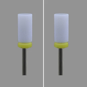 

White Ceramic Nail Drill Bit-4Pcs/Lot - Small Barrel Bit - (0094.060)