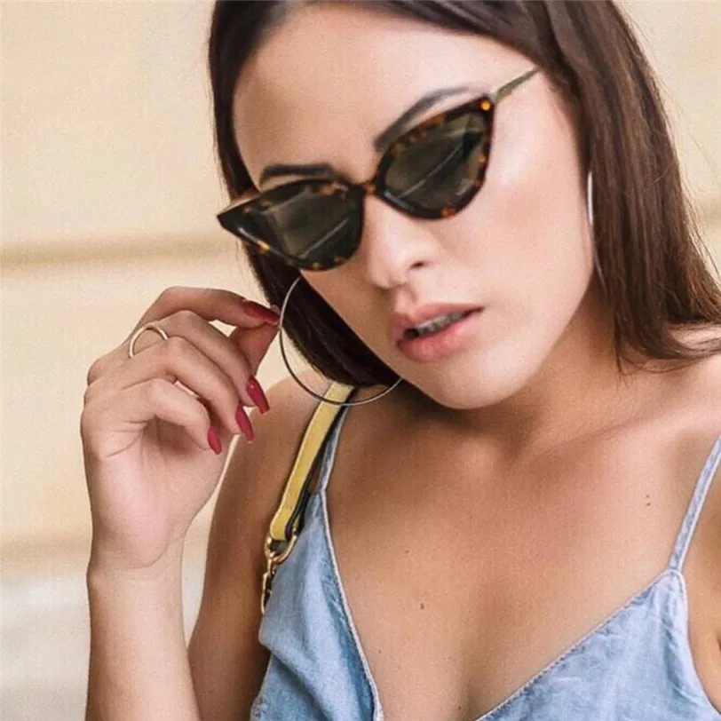 Fashion Sunglasses Women Cat Eye Vintage Sun Glasses for Women 2018 Spectacles Glasses Women Eyewear zonnebril dames noMY14 (12)