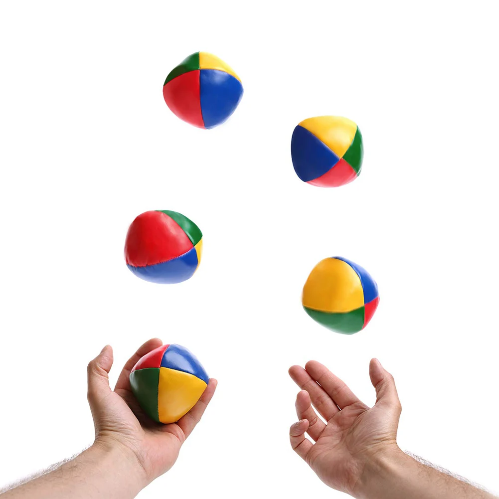 5 шт. жонглирование шары набор прочный мягкий легко жонглирование шары для начинающих мальчиков и девочек взрослых S7JN