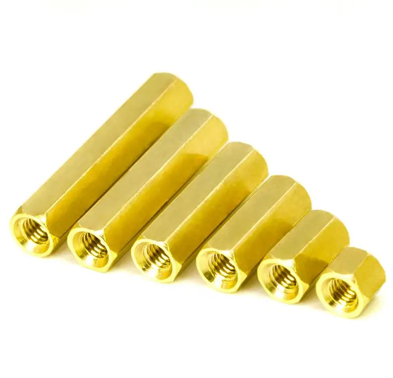 5 шт. шестигранные распорки M6 * 1 0 длина 8/10/15/20/25/30/35/40/45/50 м|screw brass|hex screwhexagonal spacer |