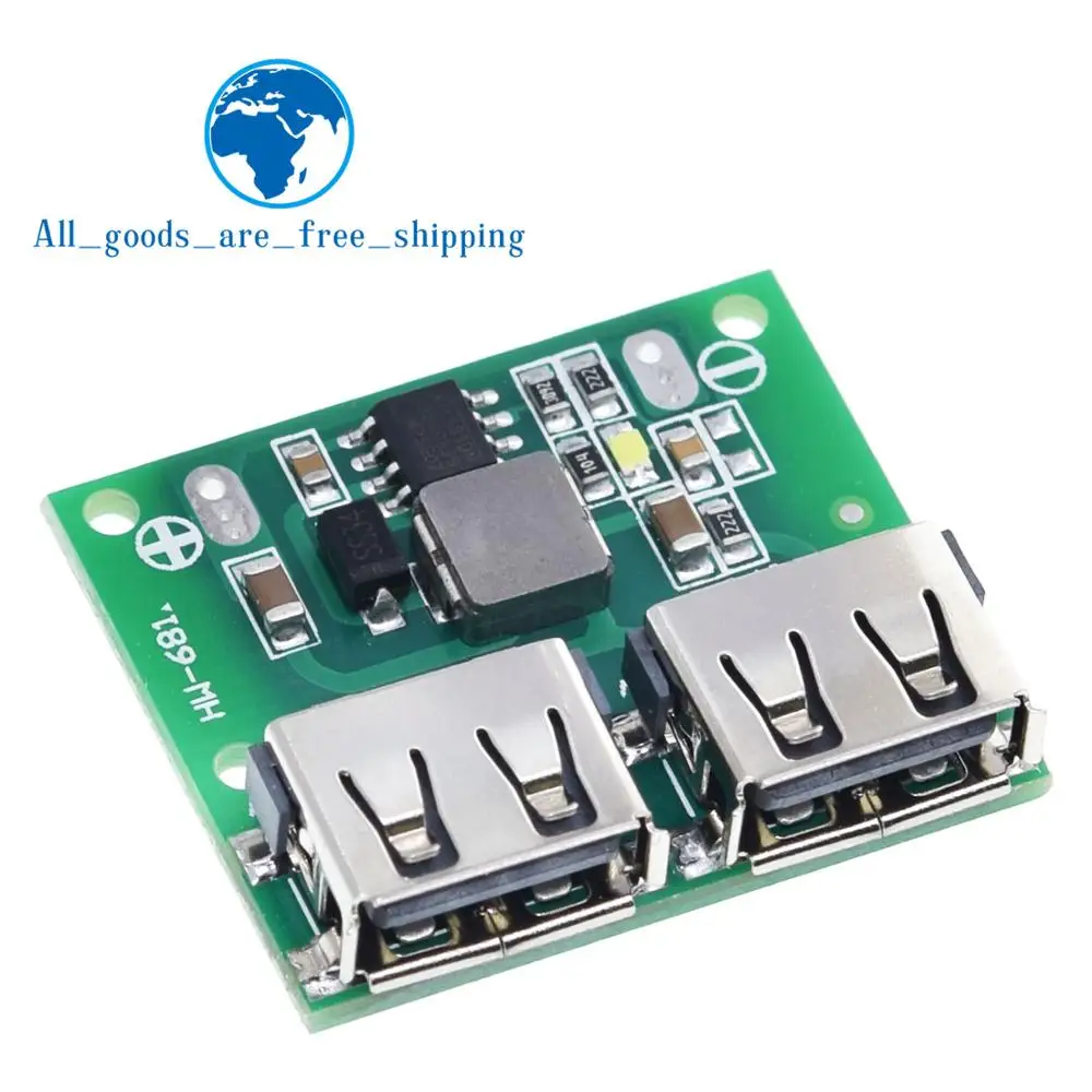 

9V 12V 24V to 5V DC-DC Step Down Charger Power Module Dual USB Output Buck Voltage Board 3A Car Charge Charging Regulator 6-26V