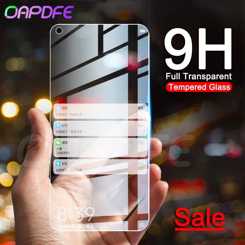 

9H Protective Glass on the For Huawei Honor 8X 8C 8A 20 20i 10i 9i V20 V10 V9 Play Note 10 Tempered Screen Protector Glass Film