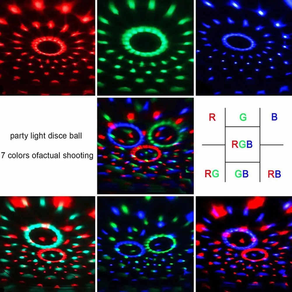 Красочный DJ диско-шар Lumiere светильник 3 Вт звуковая активация лазерный проектор RGB сценический светильник ing эффект лампы музыка рождество KTV Вечерние