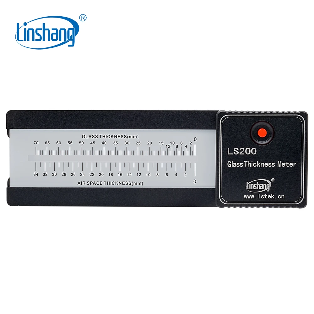 

Linshang LS200 Portable Laser Glass Thickness Gauge single side measure insulated double triple pane glass air space thickness