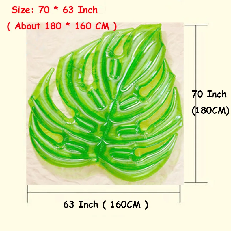New-Green-Leaves-Pool-Float-Giant-Inflatable-Mattress-Swimming-Circle-Holiday-Game-Toy-Piscina-Party-Pontoon (3)