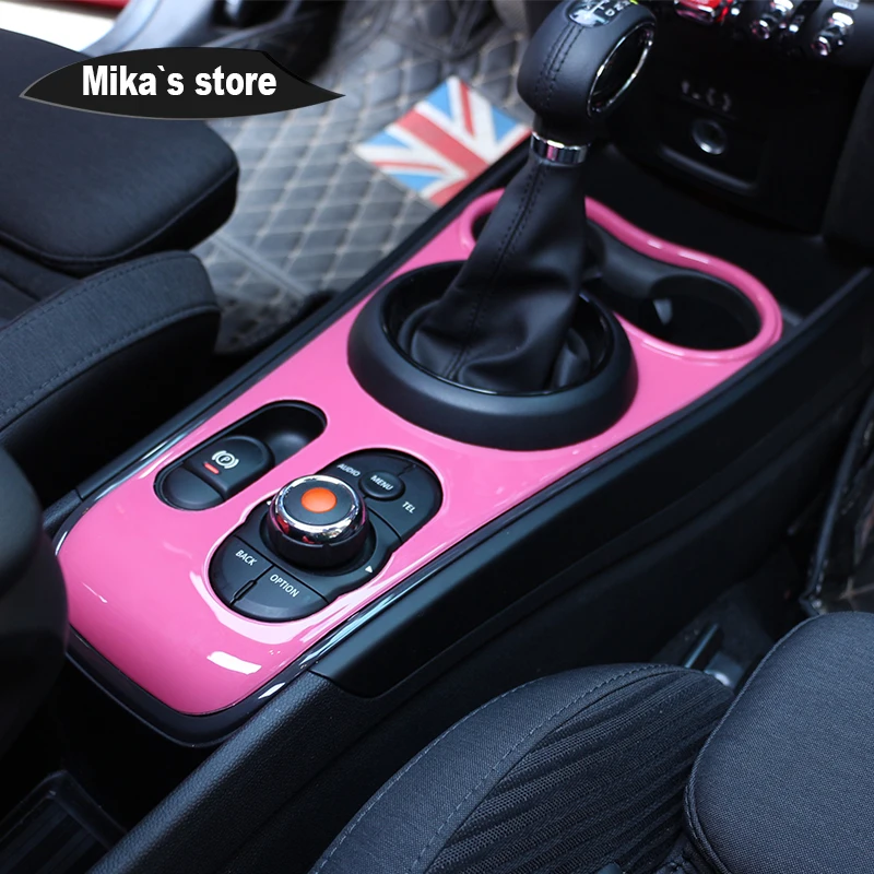 Hot sale indoor center console shift pannel abs protected cover for mini cooper F60 countryman car accessories sticker cover