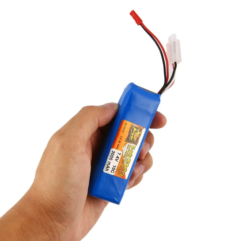 1pcs 7.4V 3000mAh X9D RC Battery Remote Control Rechargeable Batteries