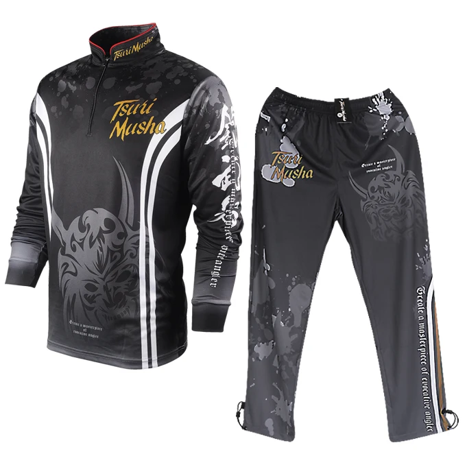 

Fishing Pant Fishing Shirt Sun-protective Clothing Ultrathin Summer Men's Long Sleeve Sweat-absorbent Quick Drying TSURIMUSHA
