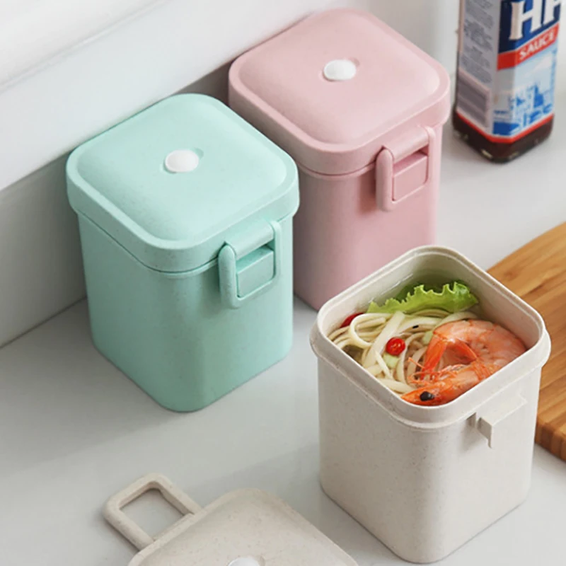 

Soup Box Sealed Leakproof Kids Lunchbox Eco-Friendly Square Food Container Meal Prep Bento Box Microwavable Lunch Box New