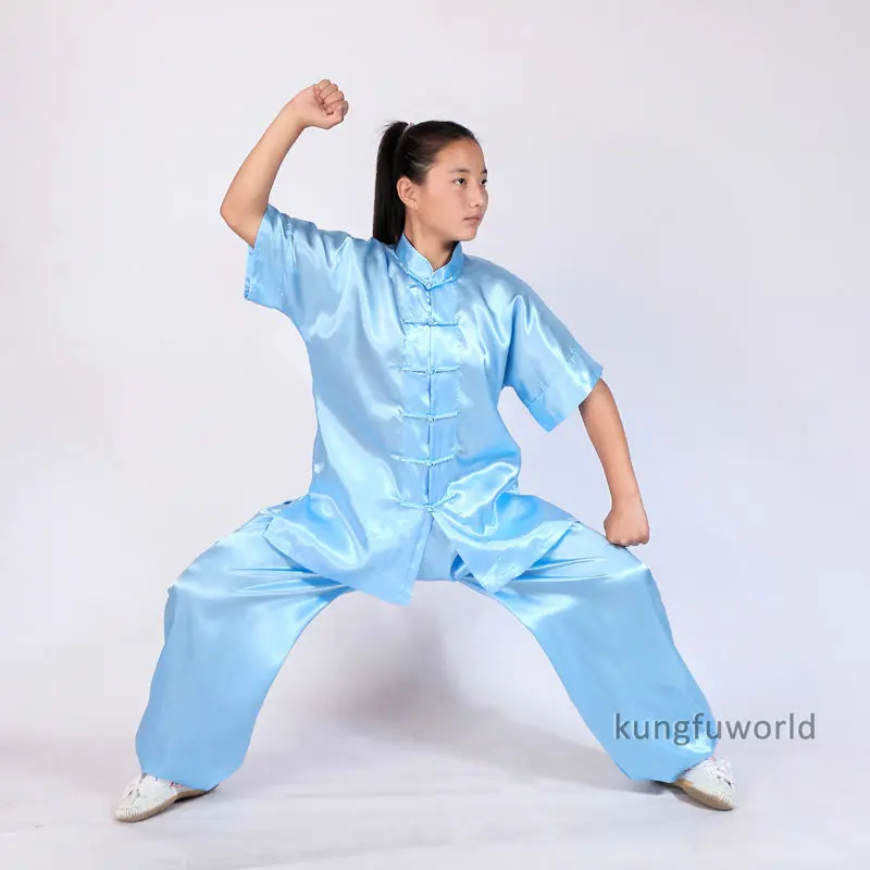 Костюм Changquan Tai chi для мальчиков и девочек ушу боевые искусства униформа Nanquan Wing