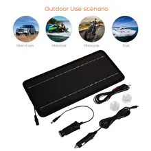 2018 Hot Sale 12v 8.5w Ultra Slim Power Bank Monocrystalline Solar Panel Module System Car Rechargeable Power Battery Charger