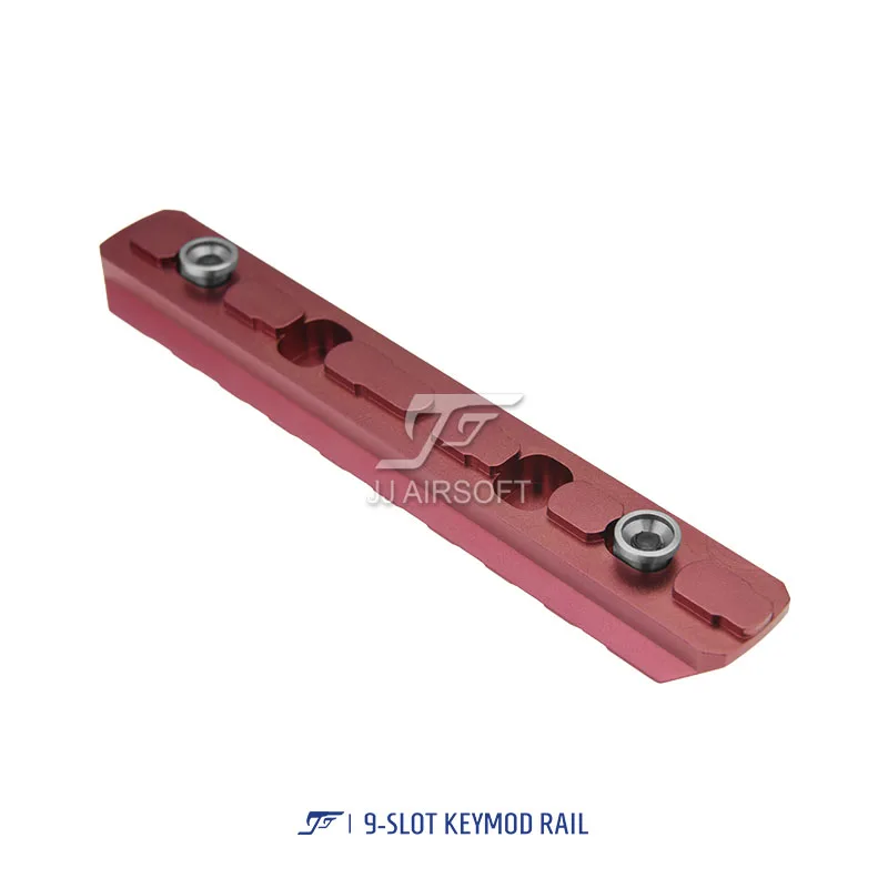 ACI 9-Slot 9 Слот KeyMod Rail CNC легкий(черный/красный/коричневый/серебристый) купить один получить 2 шт. Крышка рельса