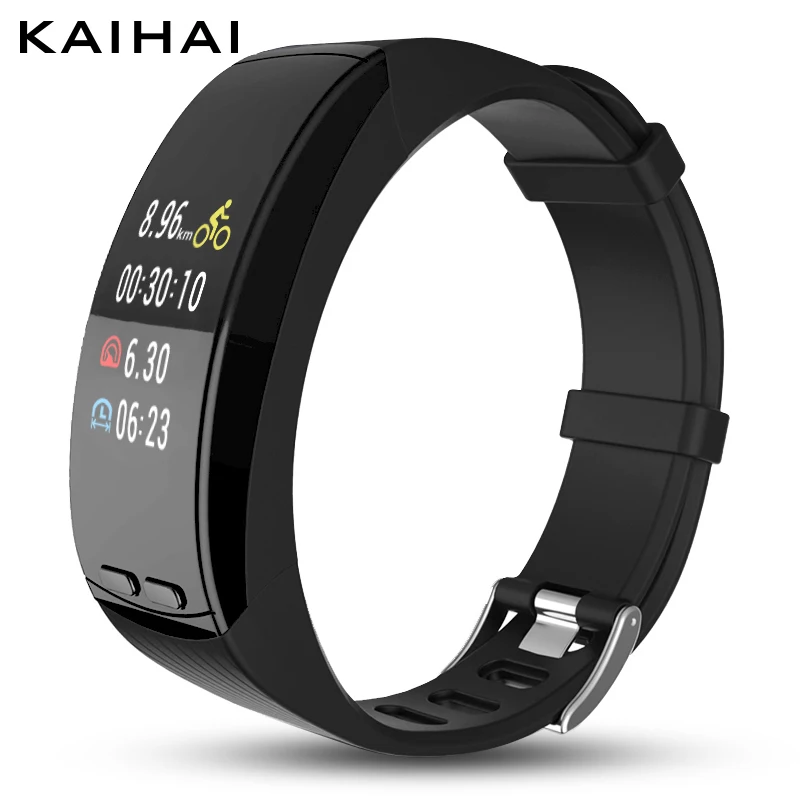 Bracelet Intelligent GPS pour Personnes Âgées, Appel d'urgence, Fonction D'alarme De Chute, Fréquence Cardiaque, Chat Vocal, Moniteur De Sang,Noir,Bonny369