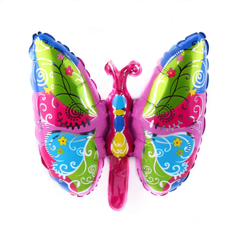 

XXPWJ Free Shipping New 1pcs Mini Butterfly Aluminum Balloon Children Toy Party Birthday Balloon Wholesale B-005