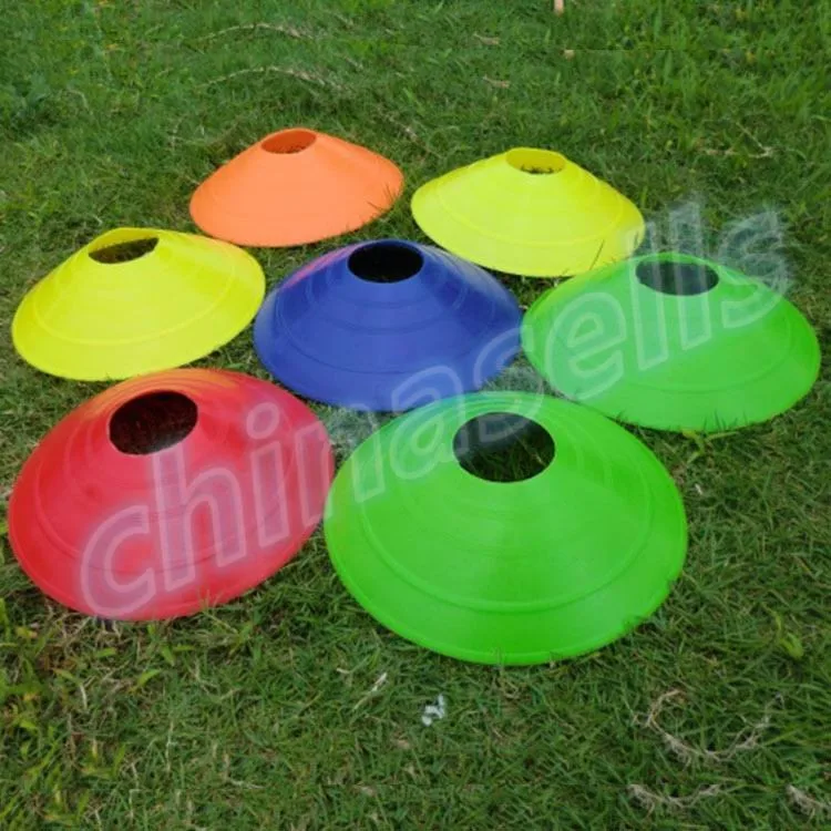 10Pcs Sport Soccer Rugby Speed Training Disc Cone Space Random Color K9K4 Y6S5 