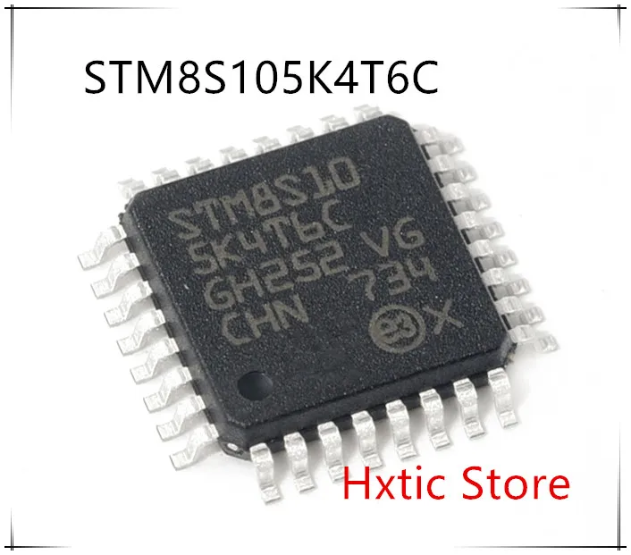 Free Shipping NEW 10pcs lot STM8S105K4T6C STM8S105K4T6 STM8S105 K4T6C LQFP 44 IC