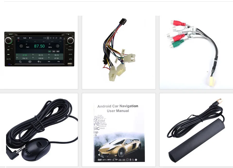 Perfect MARUBOX Car Multimedia Player for Toyota RAV4 Android 9.0 4G RAM 2 din DVD Hilux Fortuner Innova Camry Corolla Vios 6A100PX5 7