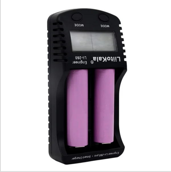 Liitokala lii-260 LCD 18650 16340 Battery Charger,Detection of 3.7V battery capacity/internal resistance/voltage