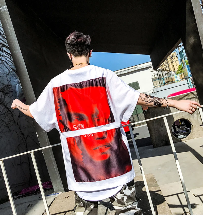 Youtube Lange Tshirt Oversize Man Loose   (4)
