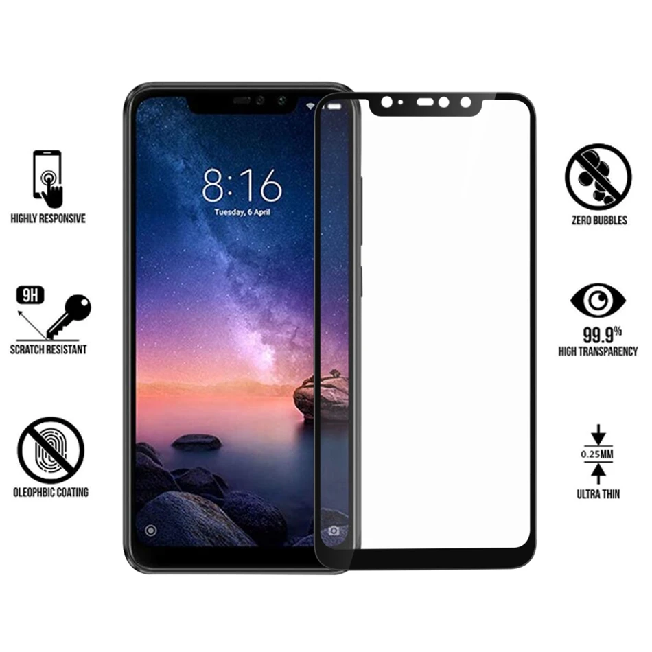 For-Xiaomi-Redmi-Note-6-Pro-Glass-Protection-Choetech-9H-Full-Glue-Tempered-Glass-For-Xiao
