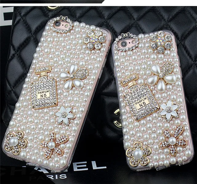 Luxury Bling Crystal Diamond Case Full Love Rhinestone PC Hard Back Cover For Samsung Galaxy S6