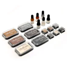 Tsukineko Delicata блестящие пигментные чернила богатые и сияющие Чернила Pad Япония