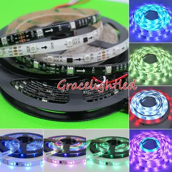 

16.7Ft 5M WS2811 IC 5050 RGB Dream Color 30/ 60LED/M DC12V Pixel Strip Waterproof IP65