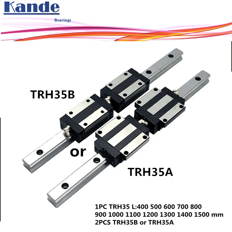 الدقة السكك الحديدية 1 قطعة TRH35 الخطي دليل + 2 قطعة TRH35B كتلة أو TRH35A شفة كتلة L 400-1500 مللي متر ل CNC الدقة السكك الحديدية 1 قطعة TRH35 الخطي دليل + 2 قطعة TRH35B كتلة أو TRH35A شفة كتلة L 400-1500 مللي متر ل CNC