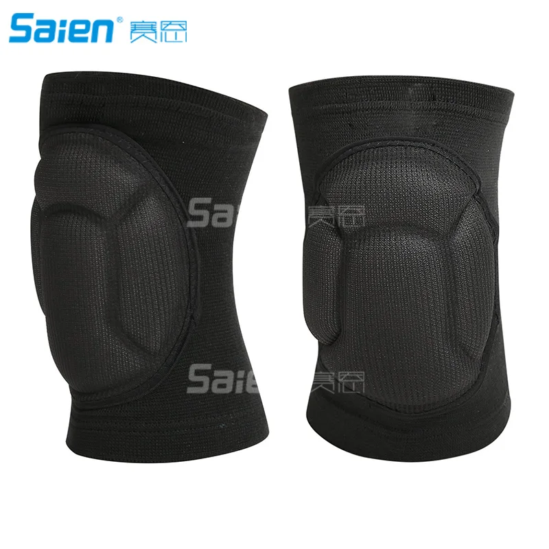 

Knee Pads Volleyball Dancers Handball Girl Boy Man Woman Knee Pad Work (Black)