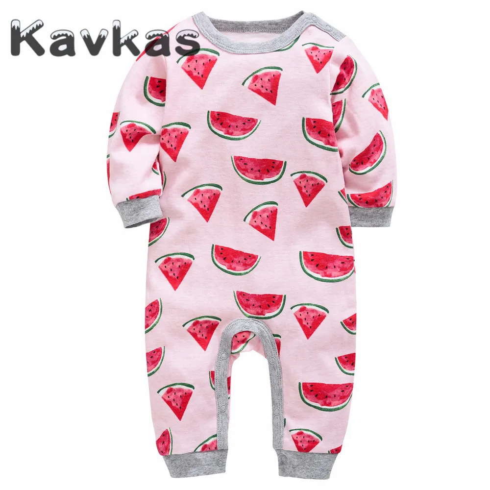 Kavkas/ г., одежда для маленьких девочек хлопковые детские комбинезоны с длинными рукавами для детей от 0 до 12 месяцев, roupa de bebes, комбинезон для новорожденных мальчиков, одежда для малышей - Цвет: PY1162