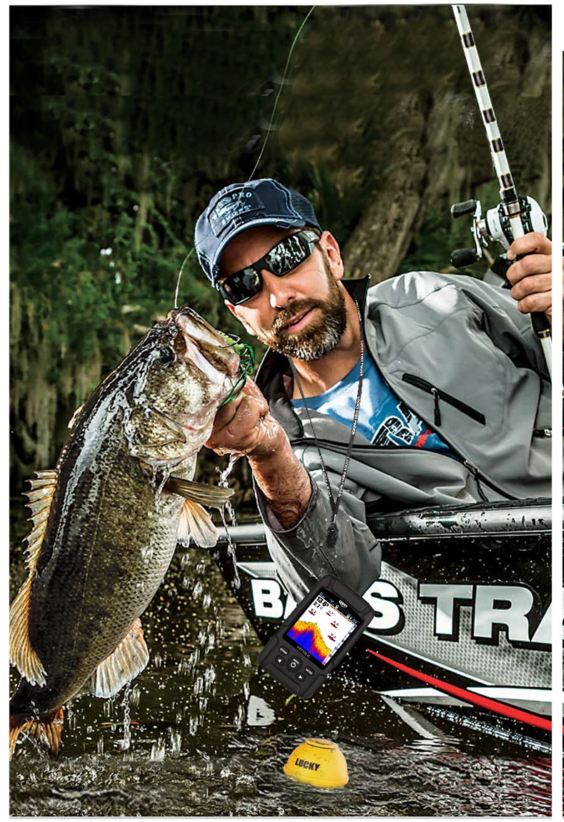 à prova dwaterproof água fishfinder peixe atraente lâmpada