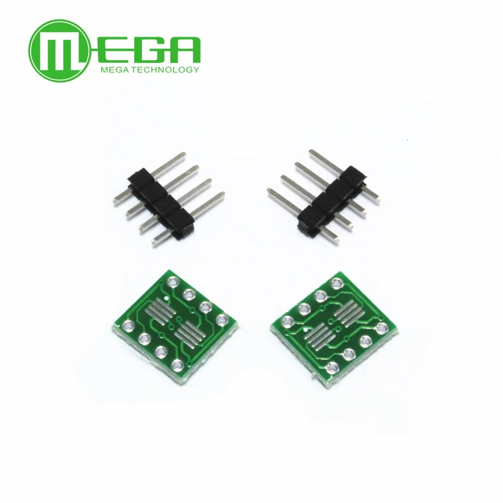 

20PCS/LOT SOP8 turn DIP8 / SOIC8 to DIP8 IC adapter Socket PB FREE with Pin Header