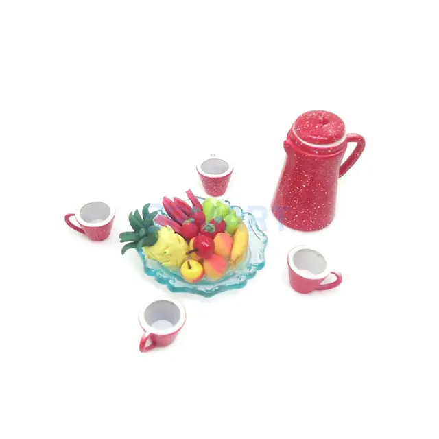Cheap MagiDeal 1Set 1:12 Dollhouse Miniature Porcelain Spotted Pot Kettle Cups Set Dining ware Dolls House Room Furniture Decor Cheap MagiDeal 1Set 1:12 Dollhouse Miniature Porcelain Spotted Pot Kettle Cups Set Dining ware Dolls House Room Furniture Decor