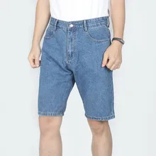 Мужские джинсовые шорты мужские летние джинсовые шорты мужские свободные тонкие темно-синие повседневные шорты больше размеров 28-34 36