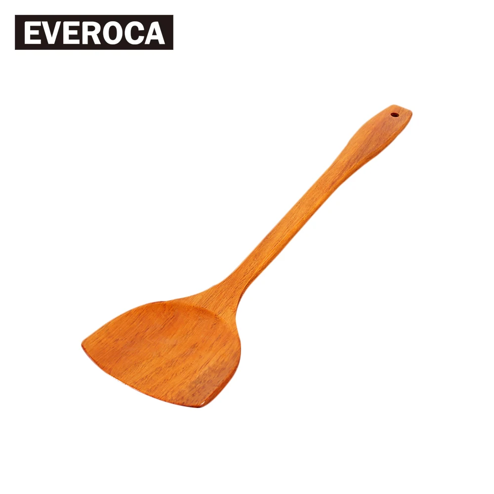 39cm Wooden Spatula Non stick Wooden Spatula Cooking Pan Shovel Long