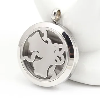 

Stainless Steel Christmas bells Essential Oil Diffuser Perfume Locket Pendant