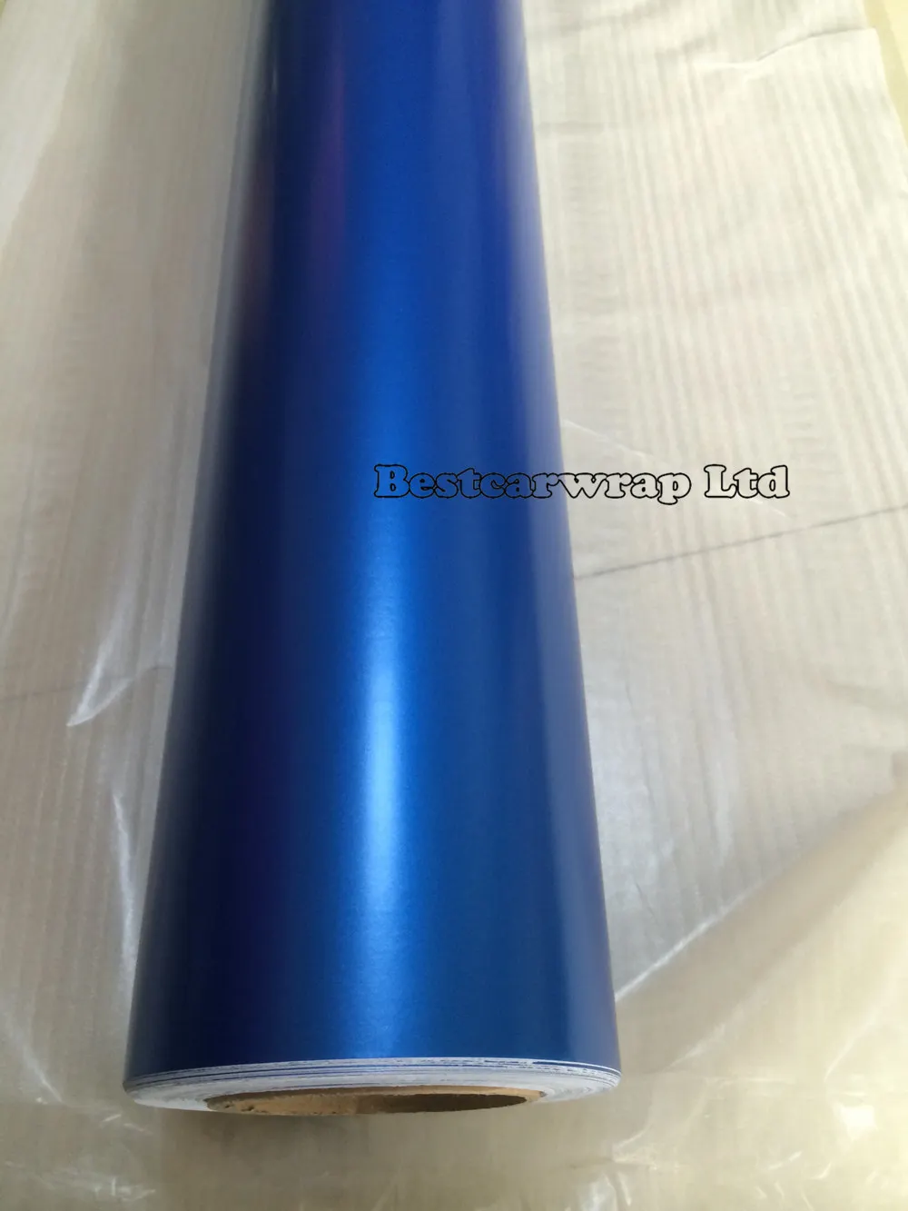 Satin pearl blue matt vinyl car wrap film with air release (3).JPG