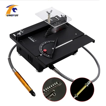 

Multi-Function Wood Carving Machine Table Grinding Tool Cutting Micro Table Saw Beeswax Woodworking Polishing Tool Machine
