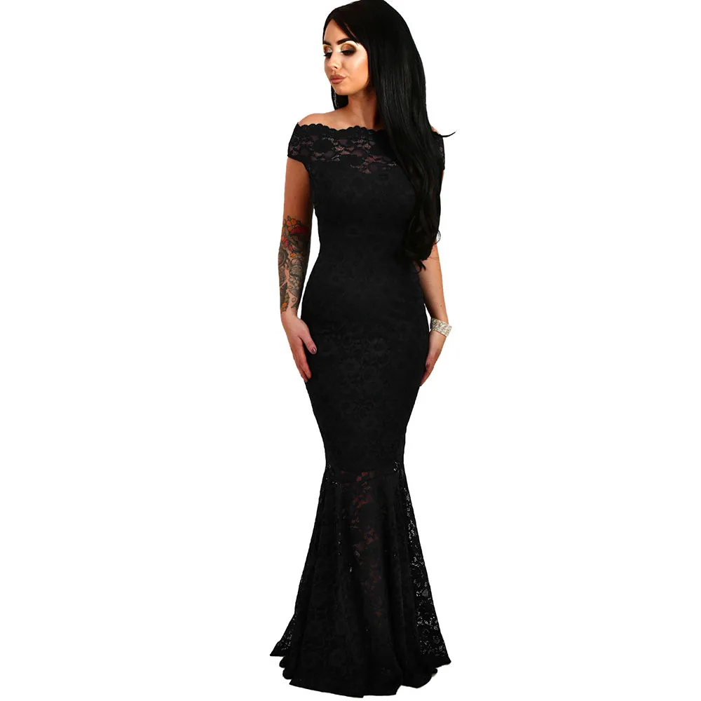 Black-Bardot-Lace-Fishtail-Maxi-Dress-LC61481-2-20942
