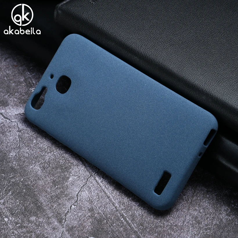 

AKABEILA Phone Cases For Huawei Ascend G8 mini Case Slim Plush Matte Soft TPU Back Covers For Huawei GR3 Enjoy 5S TAG-L01 Cover