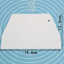 20 шт/лот) лестничный пластиковый скребок для теста для пиццы резак