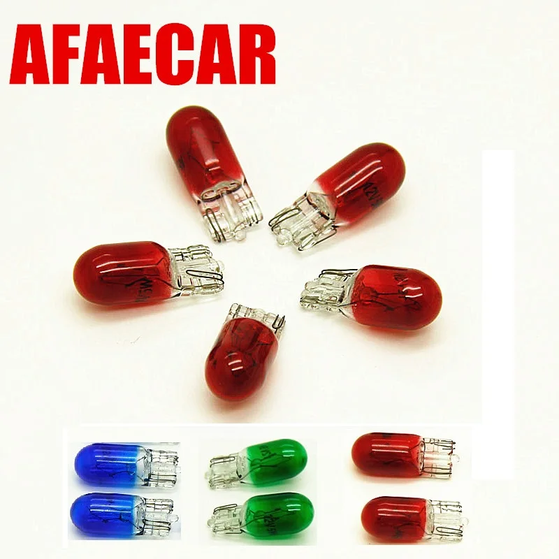 Лампа для чтения AFAECAR T10 W5W 3W галогеновая лампа 168 194 автомобильные
